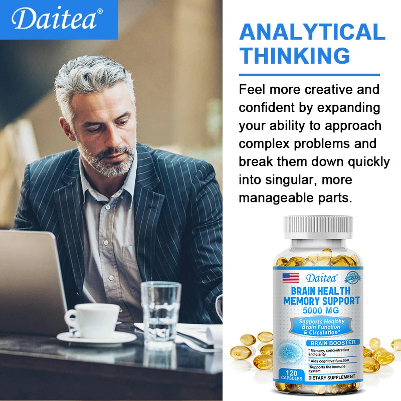 Brain Health Memory Support, Supports Focus
