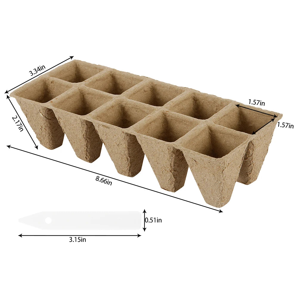 Seed Starter Tray Biodegradable Pots