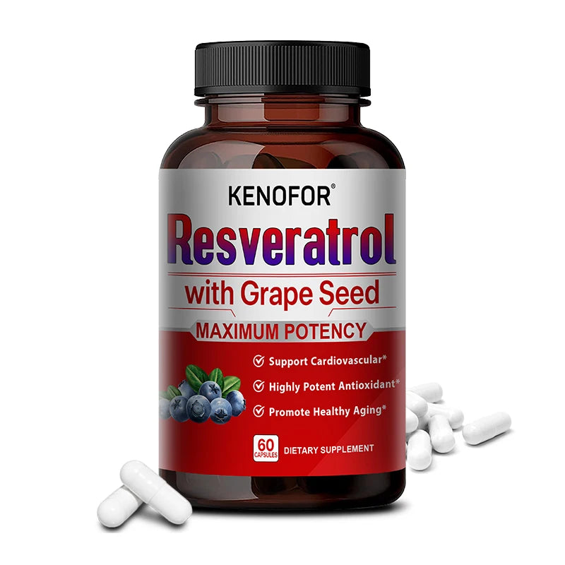 Resveratrol, Grape Seed Extract, Anti-Aging, Overall Health