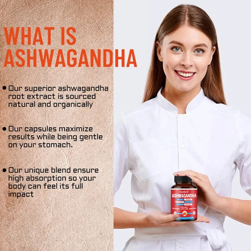Ashwagandha, Men's Energy Supplement, Stamina, Vitality