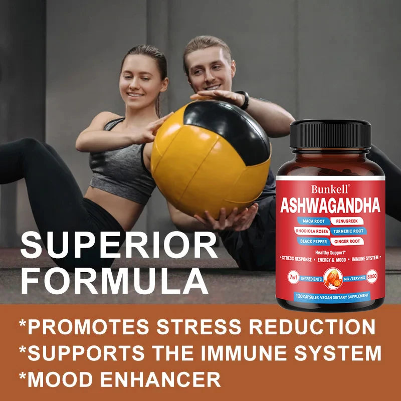Ashwagandha, Men's Energy Supplement, Stamina, Vitality