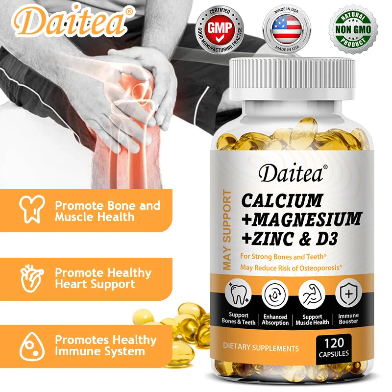 Calcium, Magnesium, Zinc, Vitamin D3