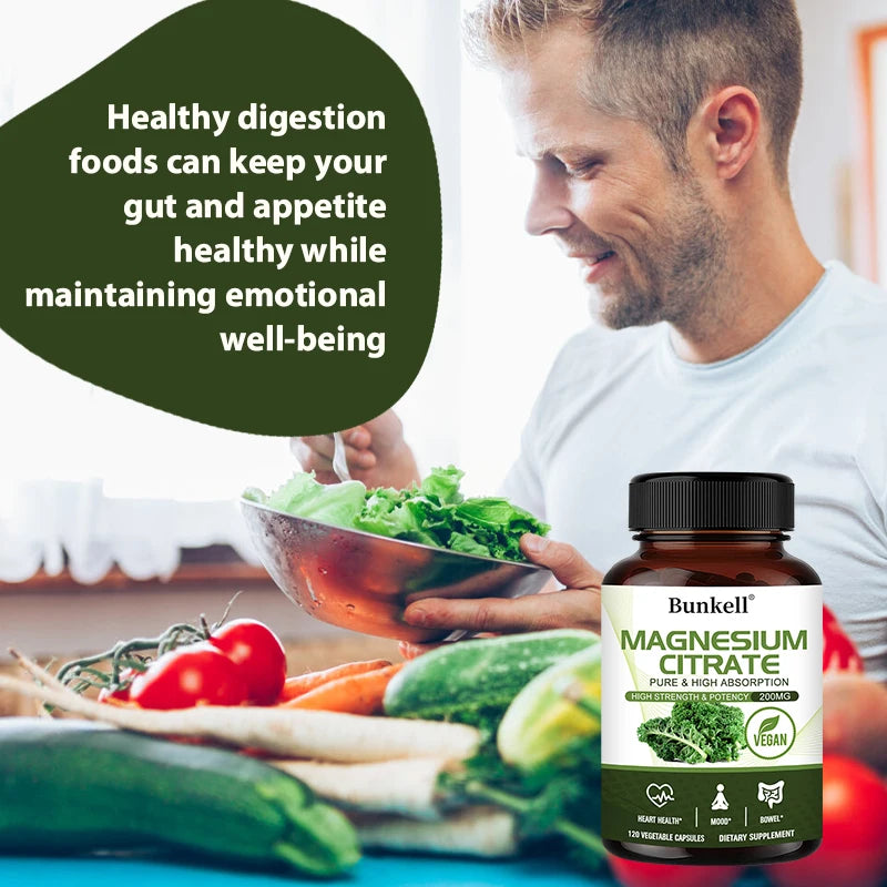 Magnesium Citrate, Supports Heart, Cardiovascular, Immune Health