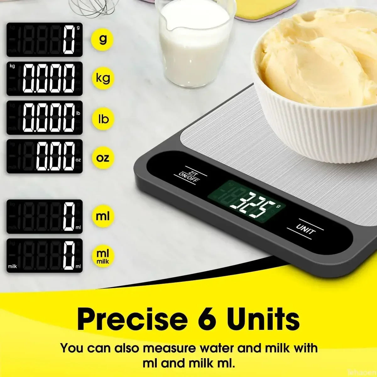 Digital Kitchen Scale, Waterproof