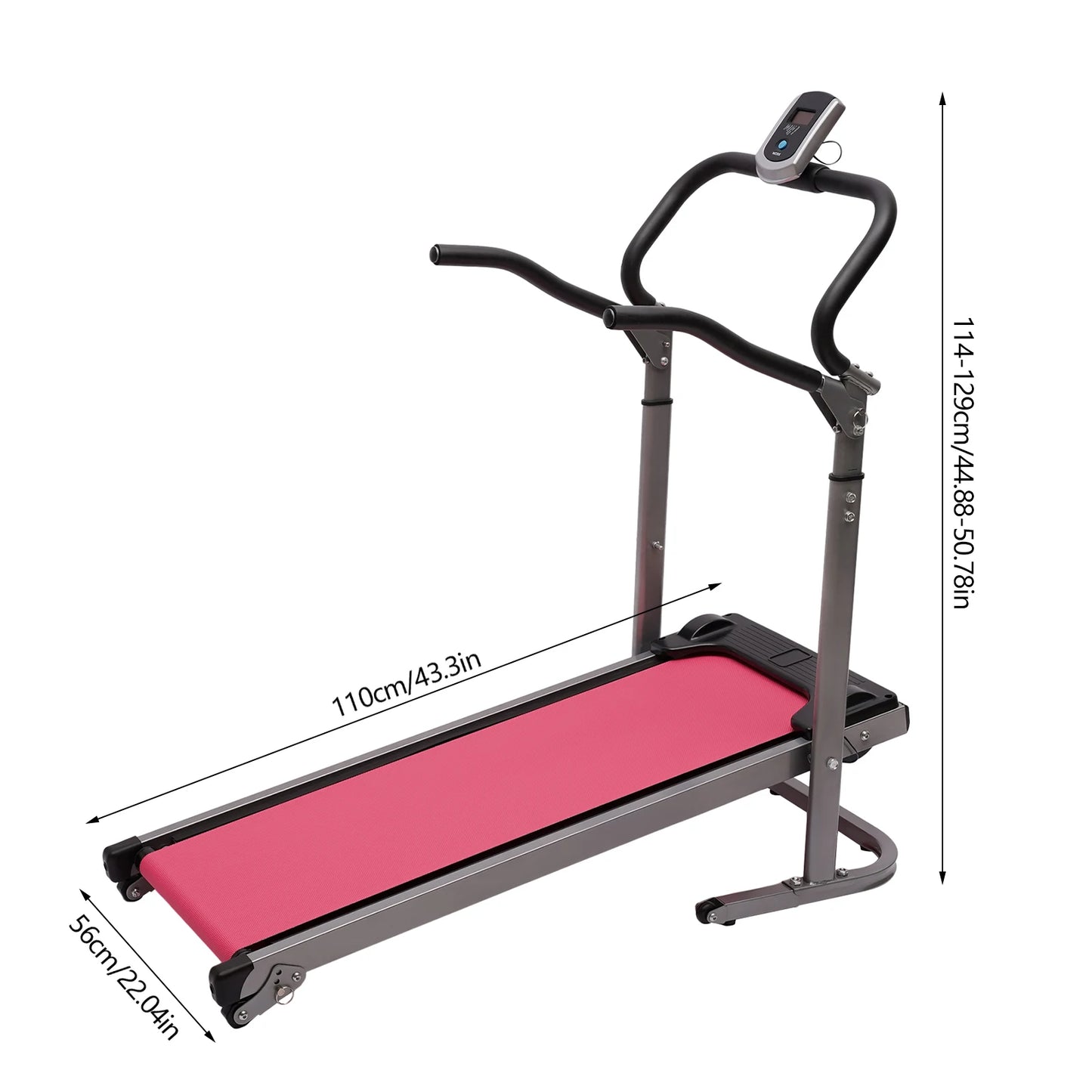 264 Lb. Cap. Foldable Non-Electric Treadmill