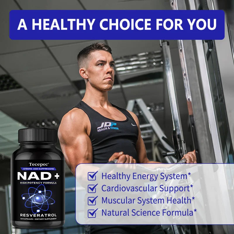 NAD Supplement, Quercetin, Resveratrol, Cell Health