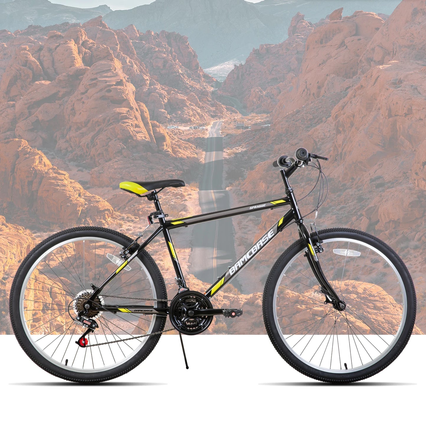 24 " or 26" 21-Speed Mountain Bike for Men or Women