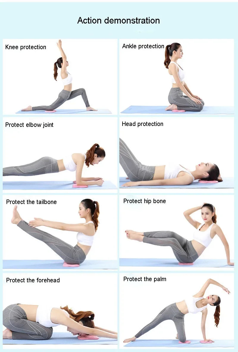 Yoga Kneeling Mat, Shock Absorption, 4 Colors