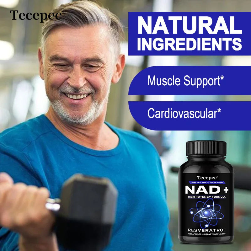 NAD Supplement, Quercetin, Resveratrol, Cell Health