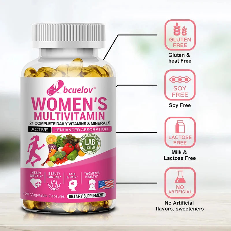 Women's Multivitamin, Heart Health, Natural Energy Support