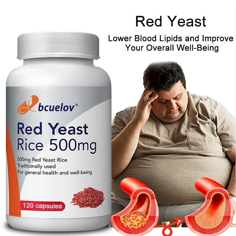 Red Yeast Rice, Antioxidant, Supports Heart Health