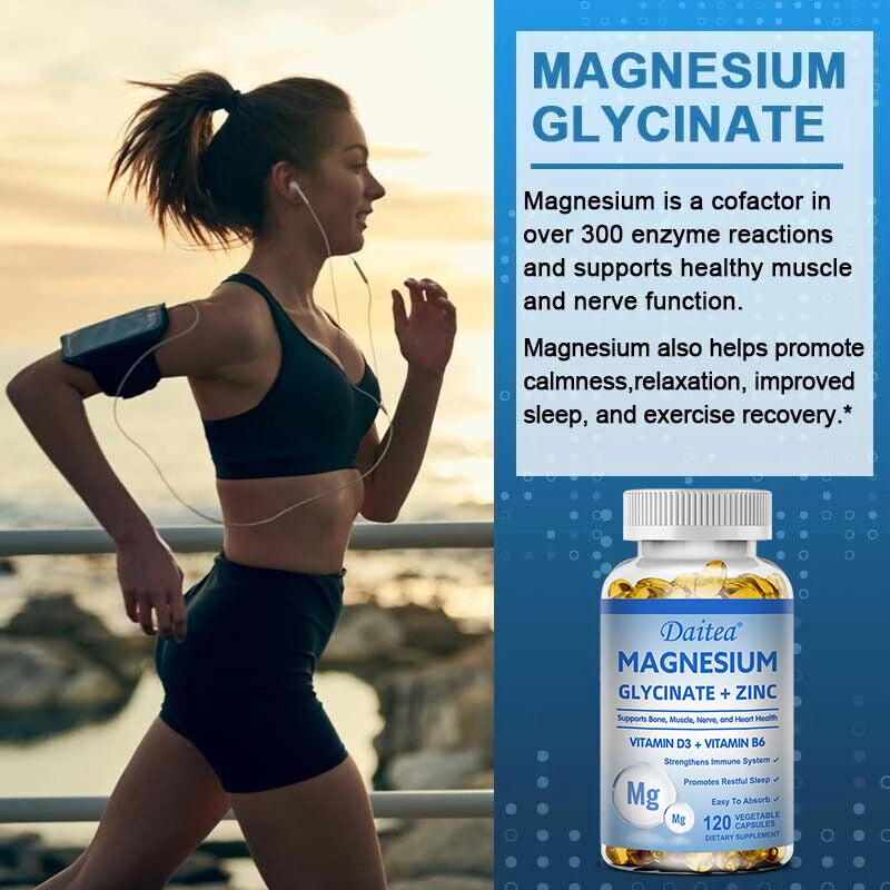 Magnesium, Zinc, Vitamins D3, B6