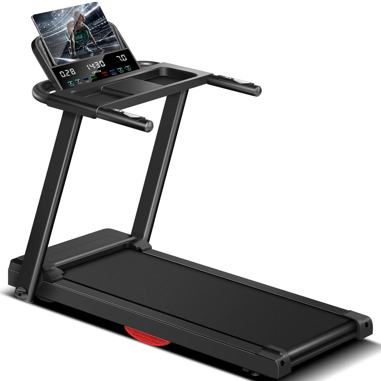 Treadmill, Foldable, 300 Lb. Capacity, Quiet Design