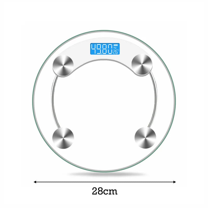 396 Lb. Cap. Bathroom Scale, LCD Display