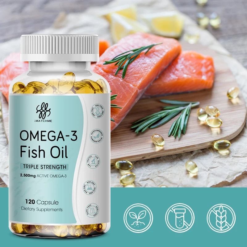 3600mg Triple Strength Omega 3 Fish Oil