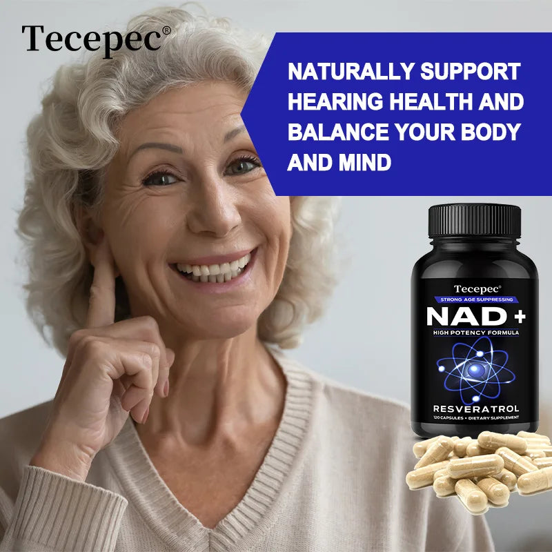 NAD Supplement, Quercetin, Resveratrol, Cell Health