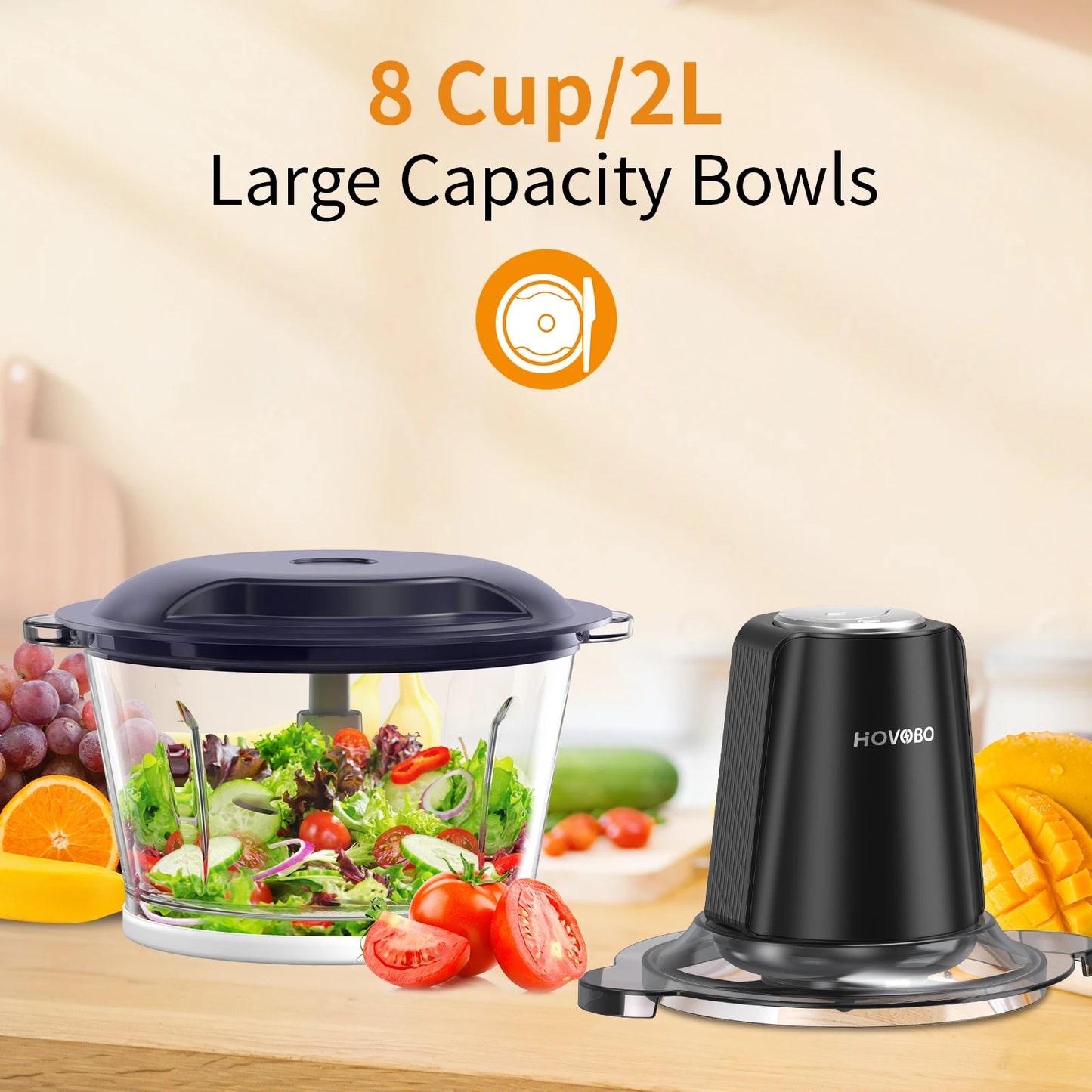 Food Processor & Meat Grinder 500W