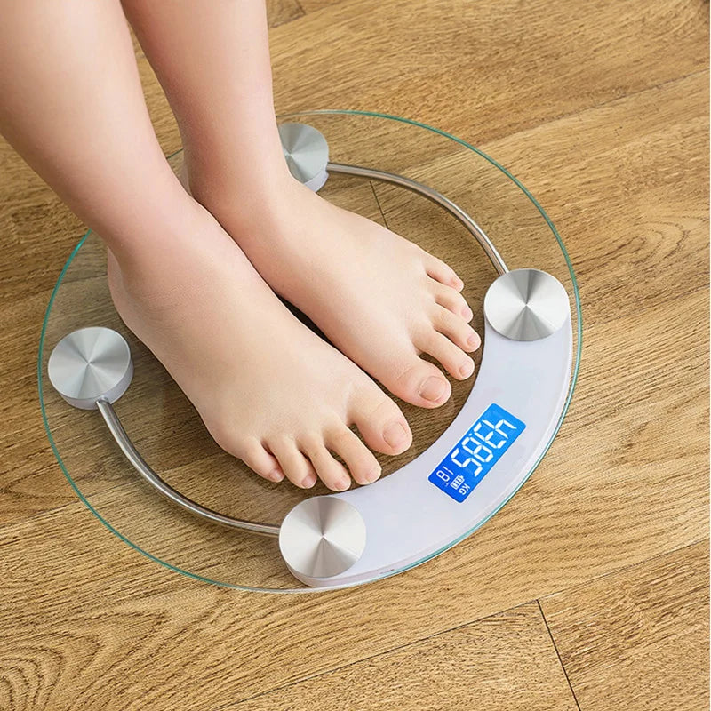 396 Lb. Cap. Bathroom Scale, LCD Display