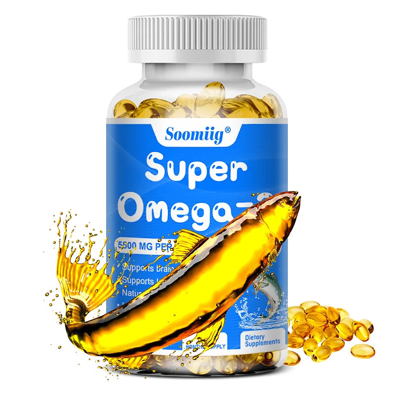 Wild Caught Omega 3 Fish Oil Softgels