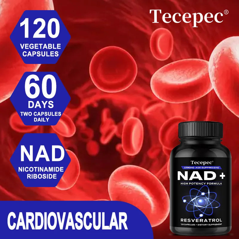 NAD Supplement, Quercetin, Resveratrol, Cell Health