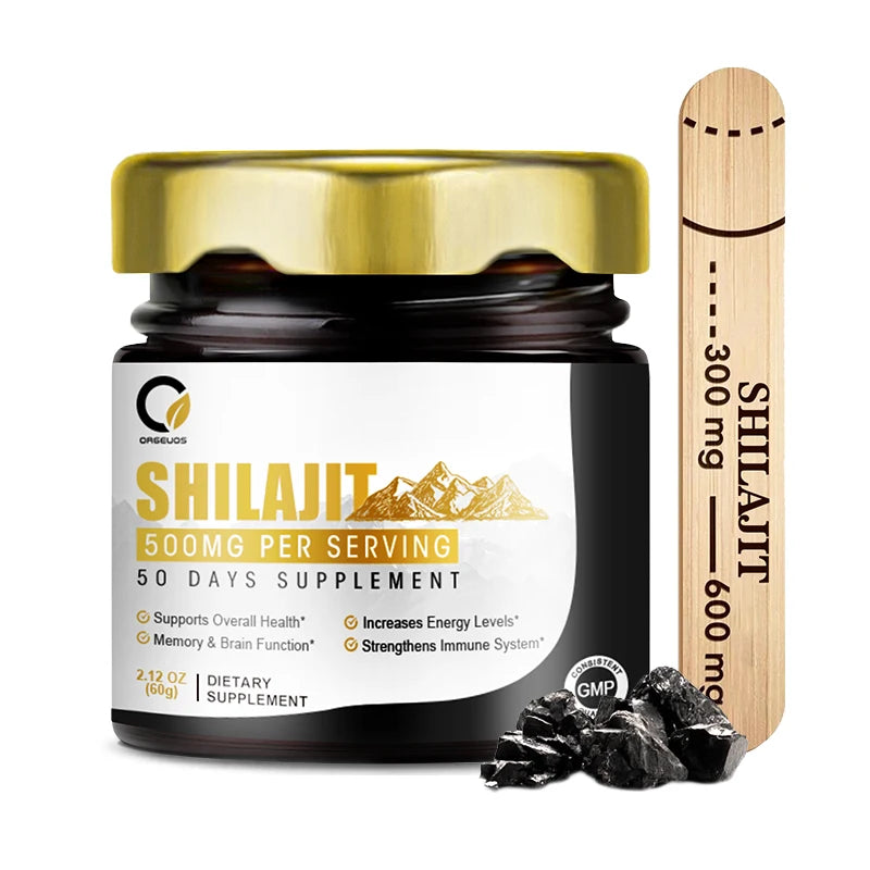 Shilajit Resin Mineral Supplements, 85+ Trace Minerals