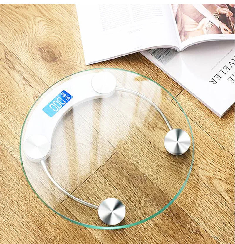 396 Lb. Cap. Bathroom Scale, LCD Display