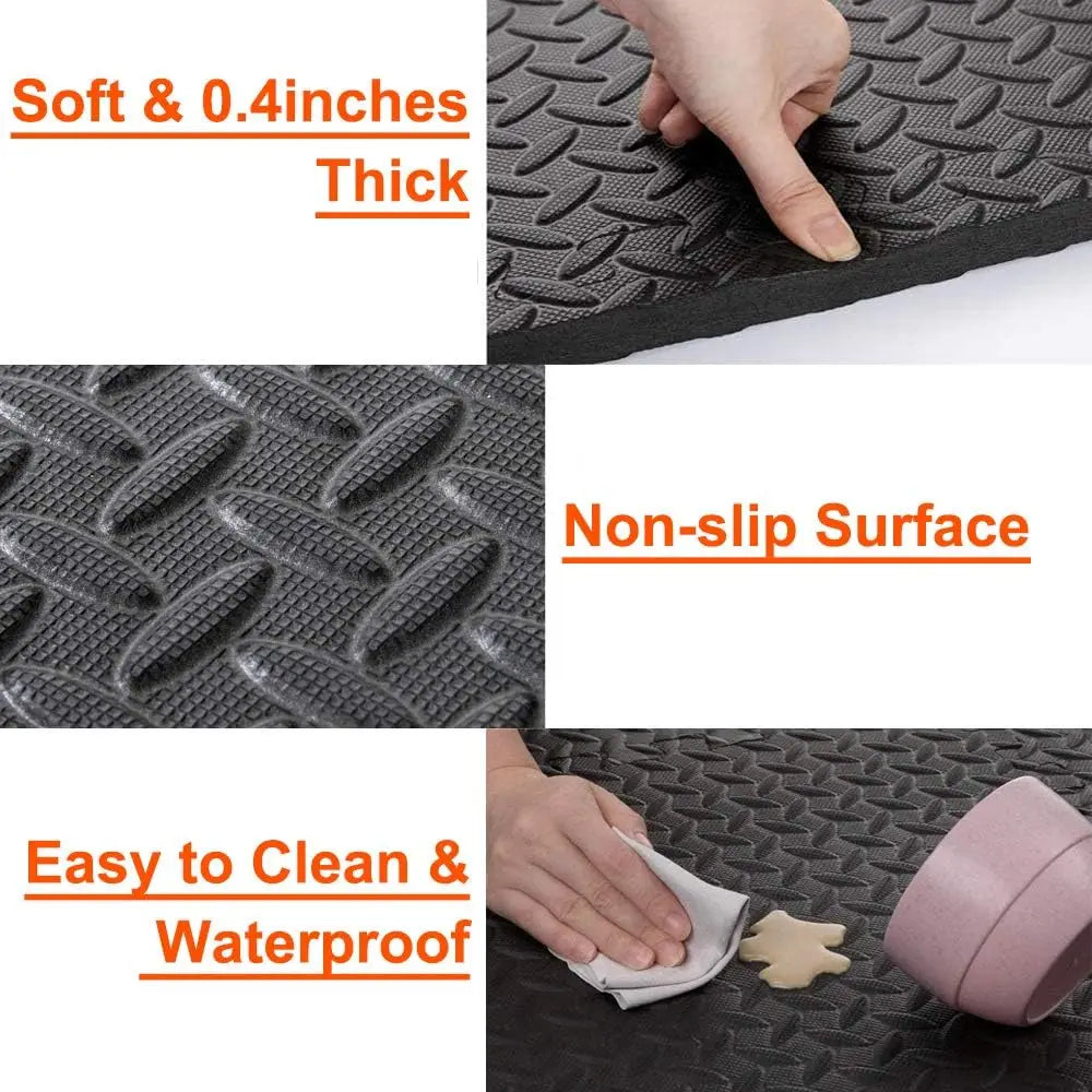Interlocking Foam Tiles, Yoga, Gym Equipment