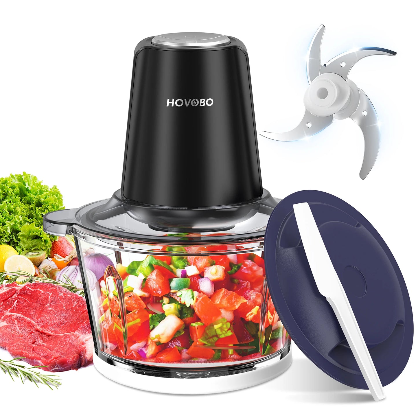 Food Processor & Meat Grinder 500W