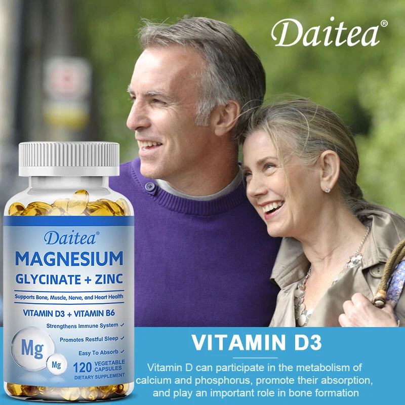Magnesium, Zinc, Vitamins D3, B6