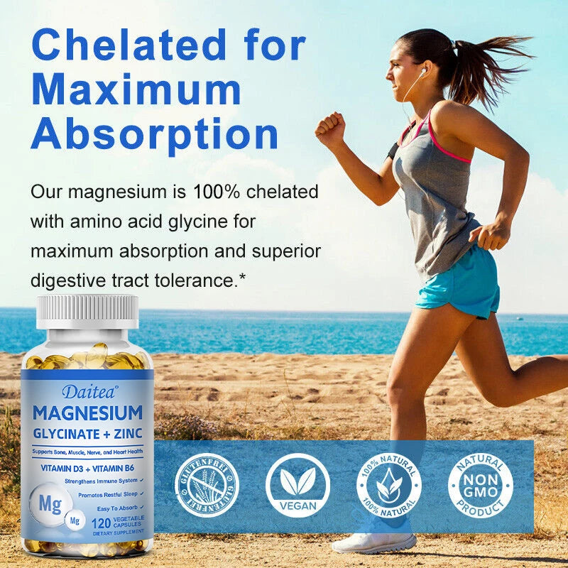 Magnesium, Zinc, Vitamins D3, B6