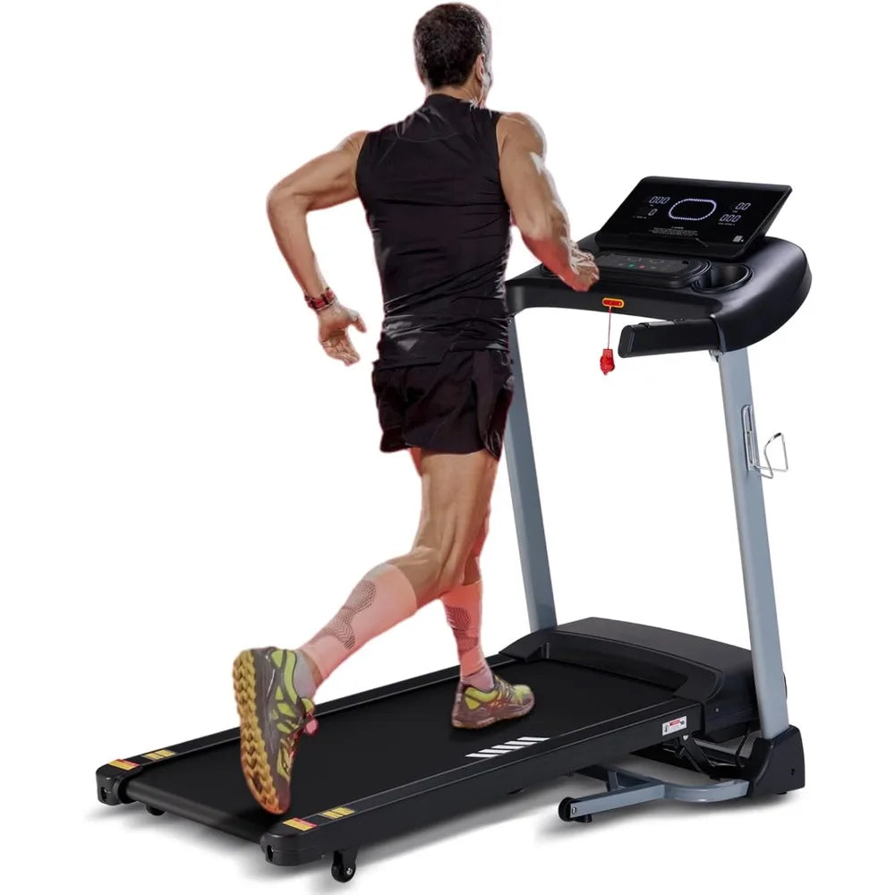 Heavy Duty Treadmill, 400 Lb. Cap, 18% Auto Incline, 18.9" Wide Belt