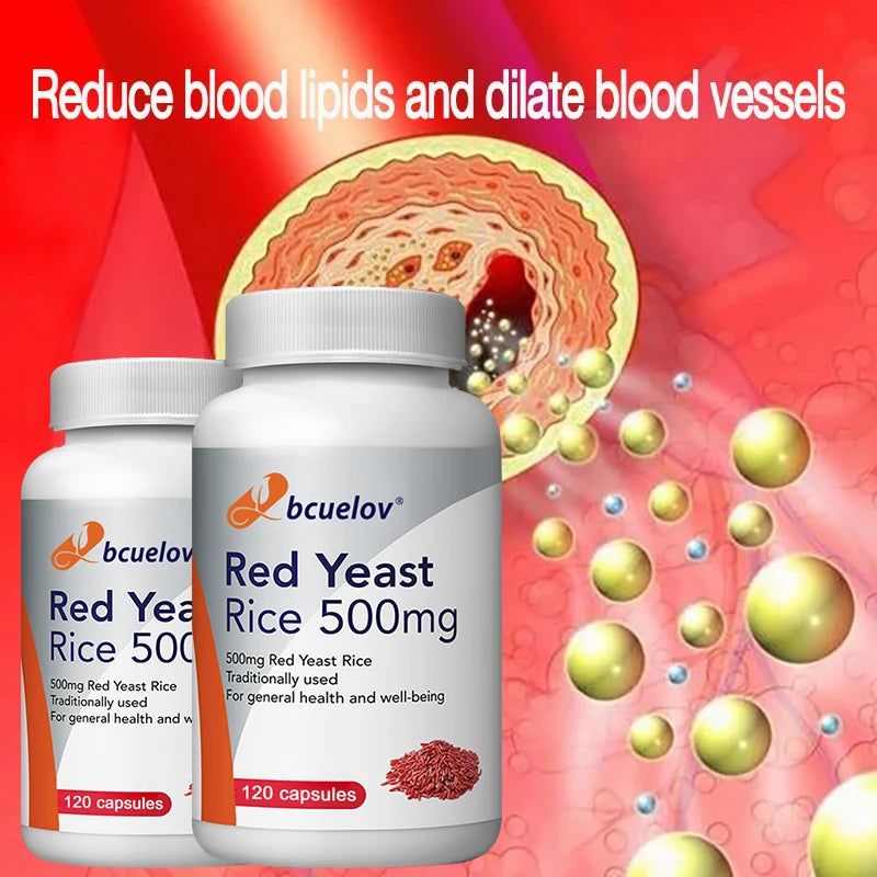Red Yeast Rice, Antioxidant, Supports Heart Health