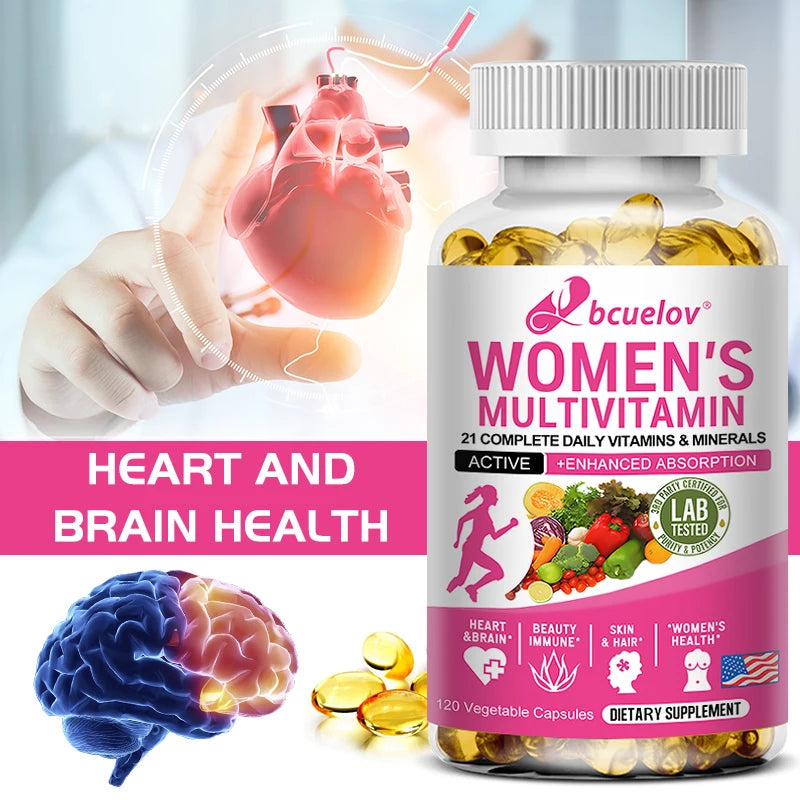 Women's Multivitamin, Heart Health, Natural Energy Support