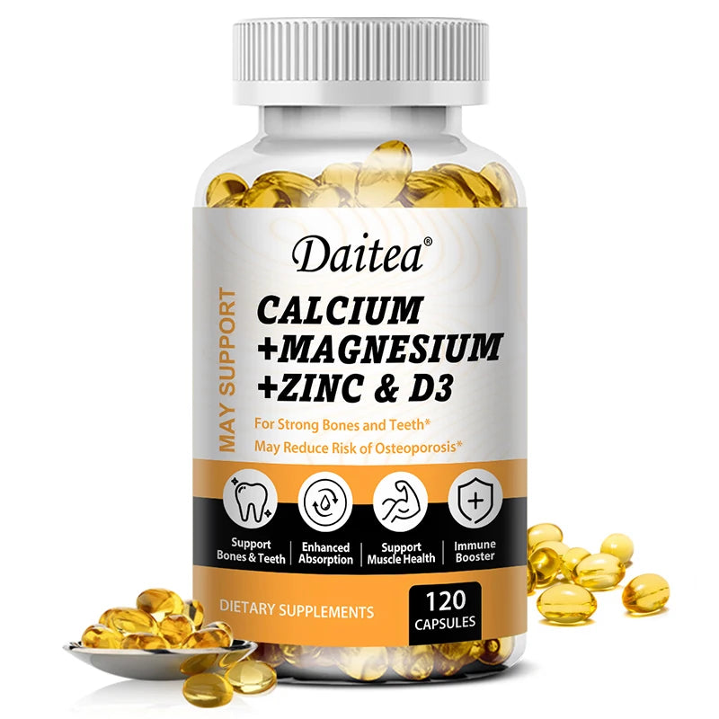 Calcium, Magnesium, Zinc, Vitamin D3