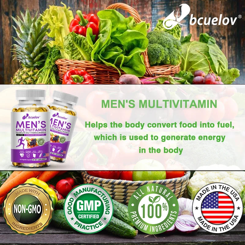 Men's Daily Multivitamin - Dietary Supplement Overall Health