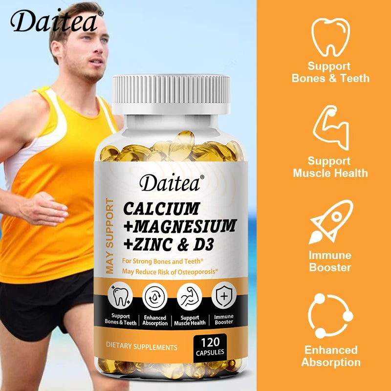 Calcium, Magnesium, Zinc, Vitamin D3