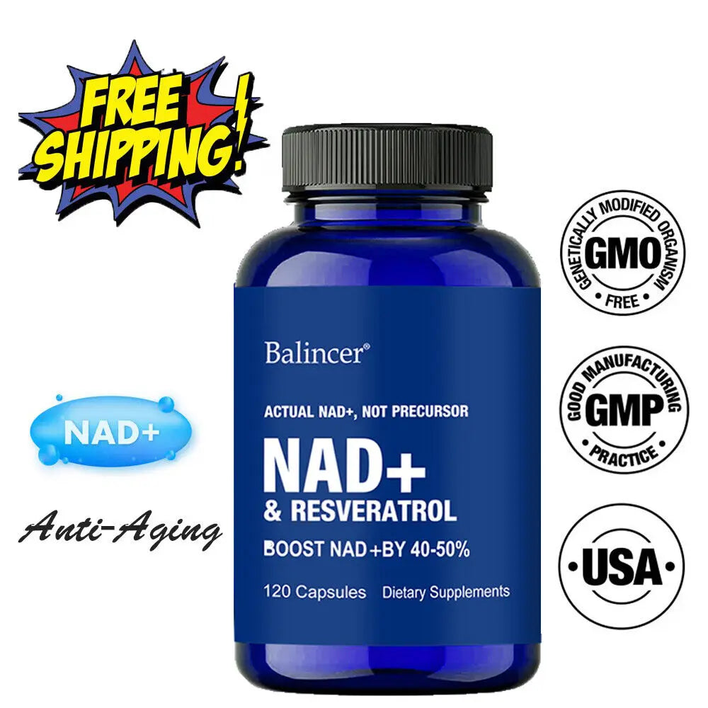 NAD Supplement, Resveratrol, Cellular Health