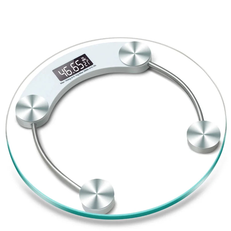 396 Lb. Cap. Bathroom Scale, LCD Display
