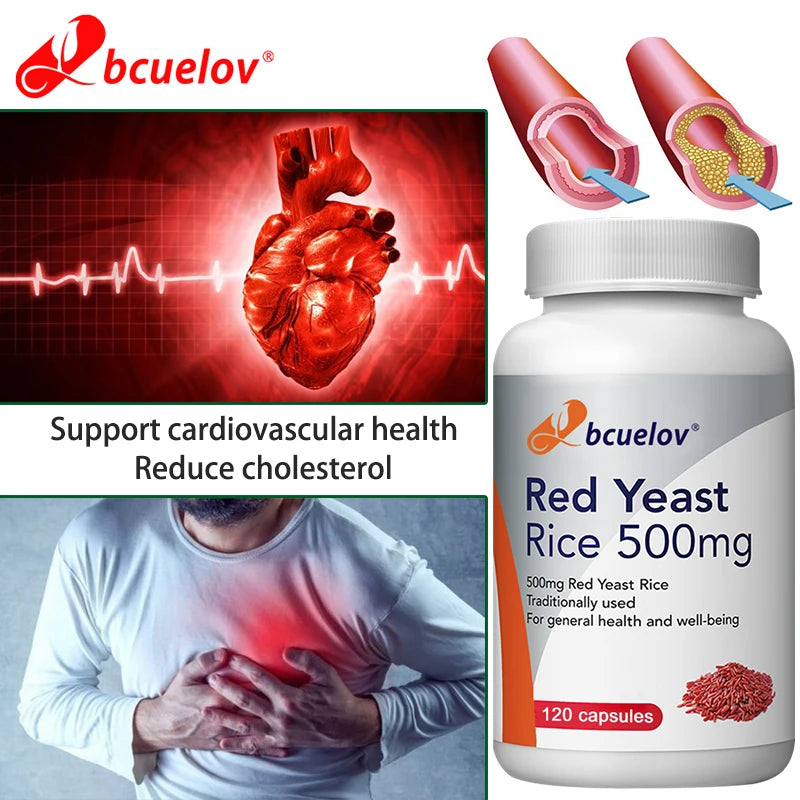 Red Yeast Rice, Antioxidant, Supports Heart Health