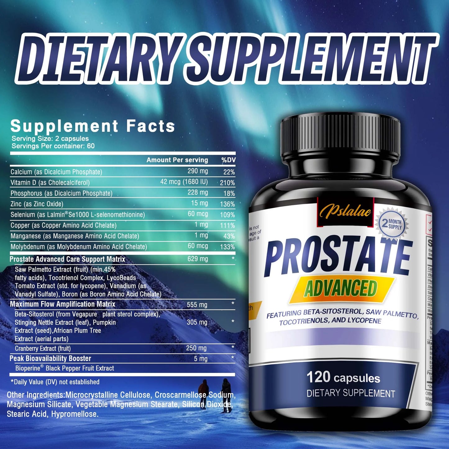 Prostate Capsules - Reduce Bathroom Trips