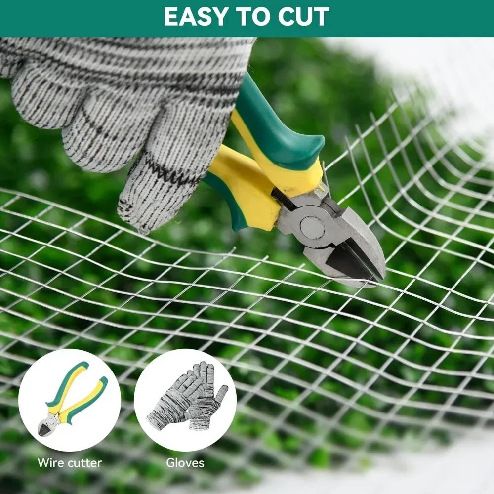 Hardware Cloth, 48" x 100ft Galvanized Hardware Cloth Chicken Wire Fence Roll, 1/2" Galvanized Wire Mesh Screen