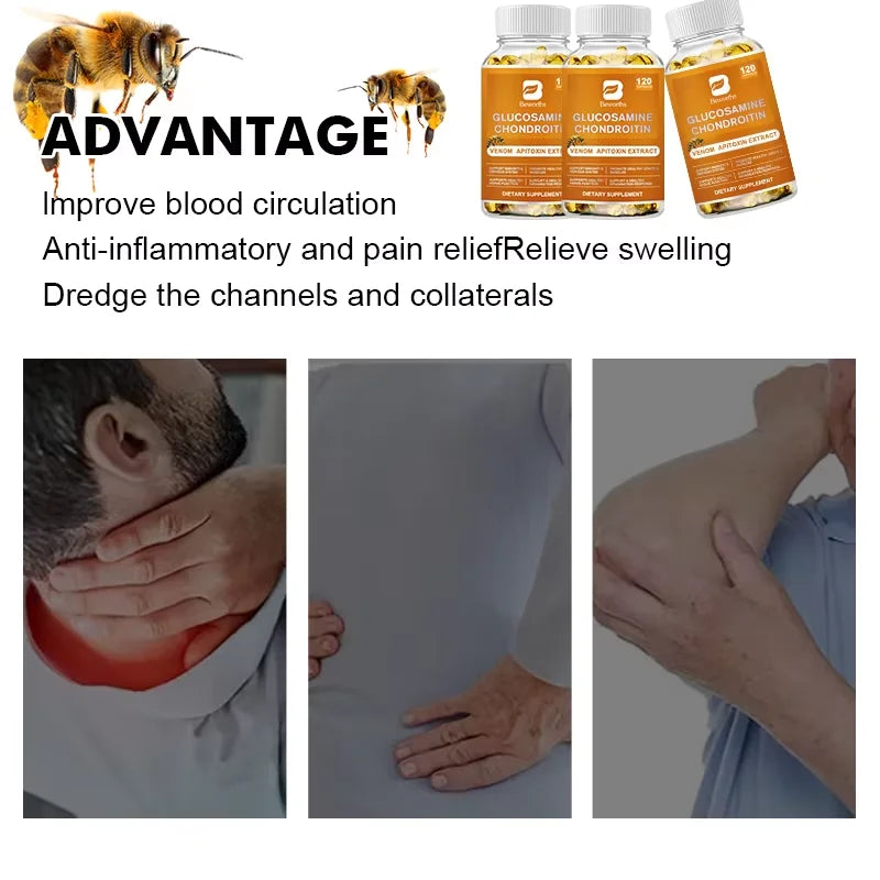 Glucosamine, Chondroitin, Bee Venom Extract,  Joint Relief
