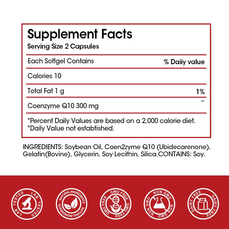 CoQ10 300mg Super 3x Absorption