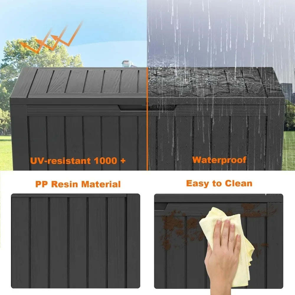 Storage Box, Lockable,  Waterproof, for Garden Tools
