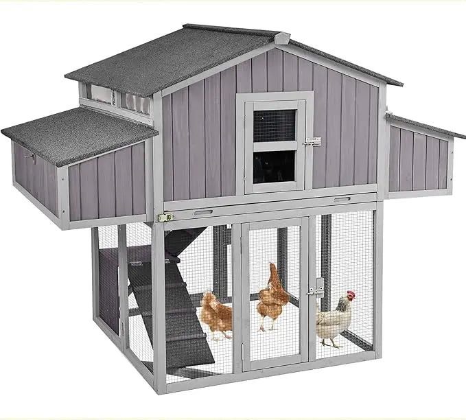 Chicken Coop, 2 - 4 Chickens, Mobile with Wheels
