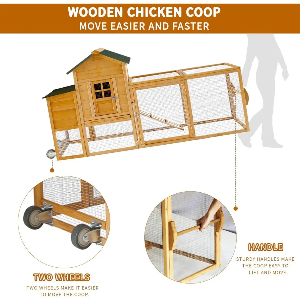Large Chicken Coop/Tractor, 2-4 Chickens
