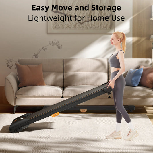 330 Lb. Cap. Treadmill, Under Desk, 5% Incline, 2.5 HP,  Portable