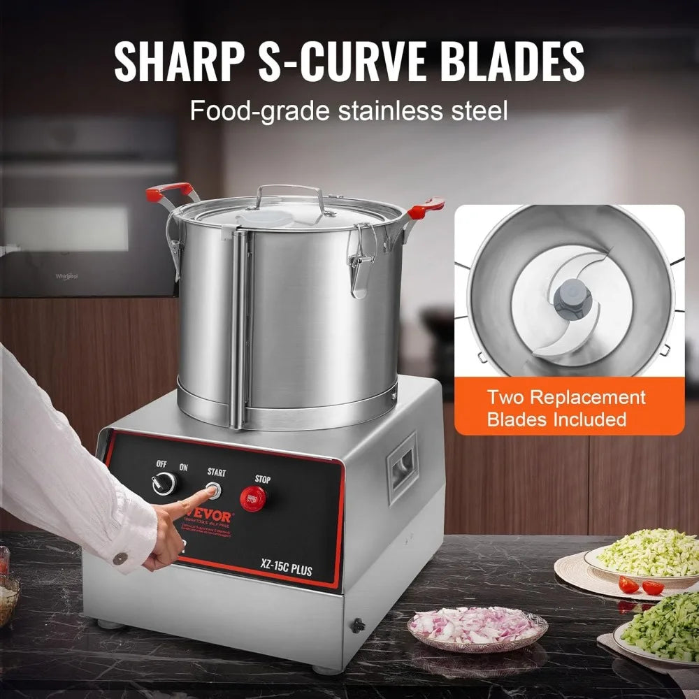 Food Processor & Vegetable Chopper, 16 Quart