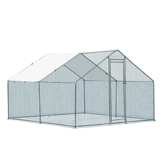 Large Metal Chicken Coop, Chicken Run, Animal Pen