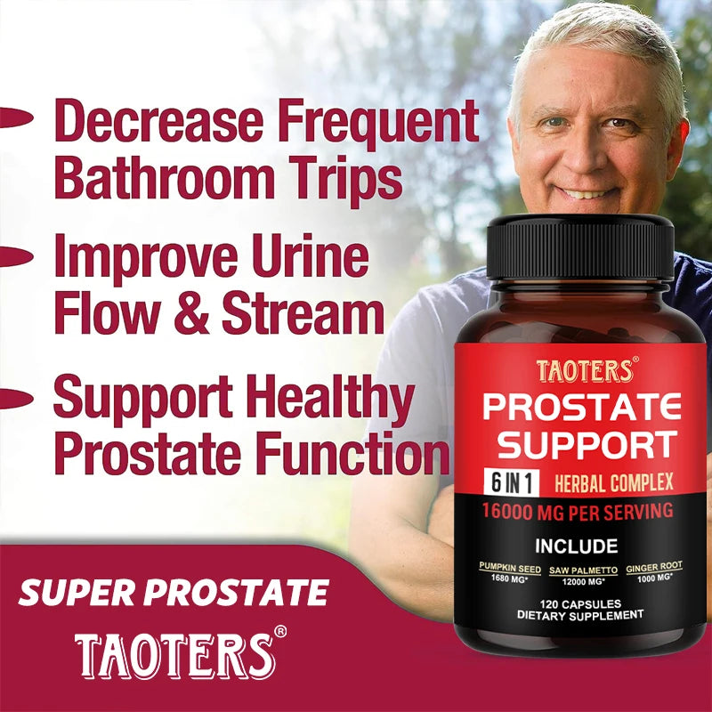 Saw Palmetto, Ginger Root - Prostate Health